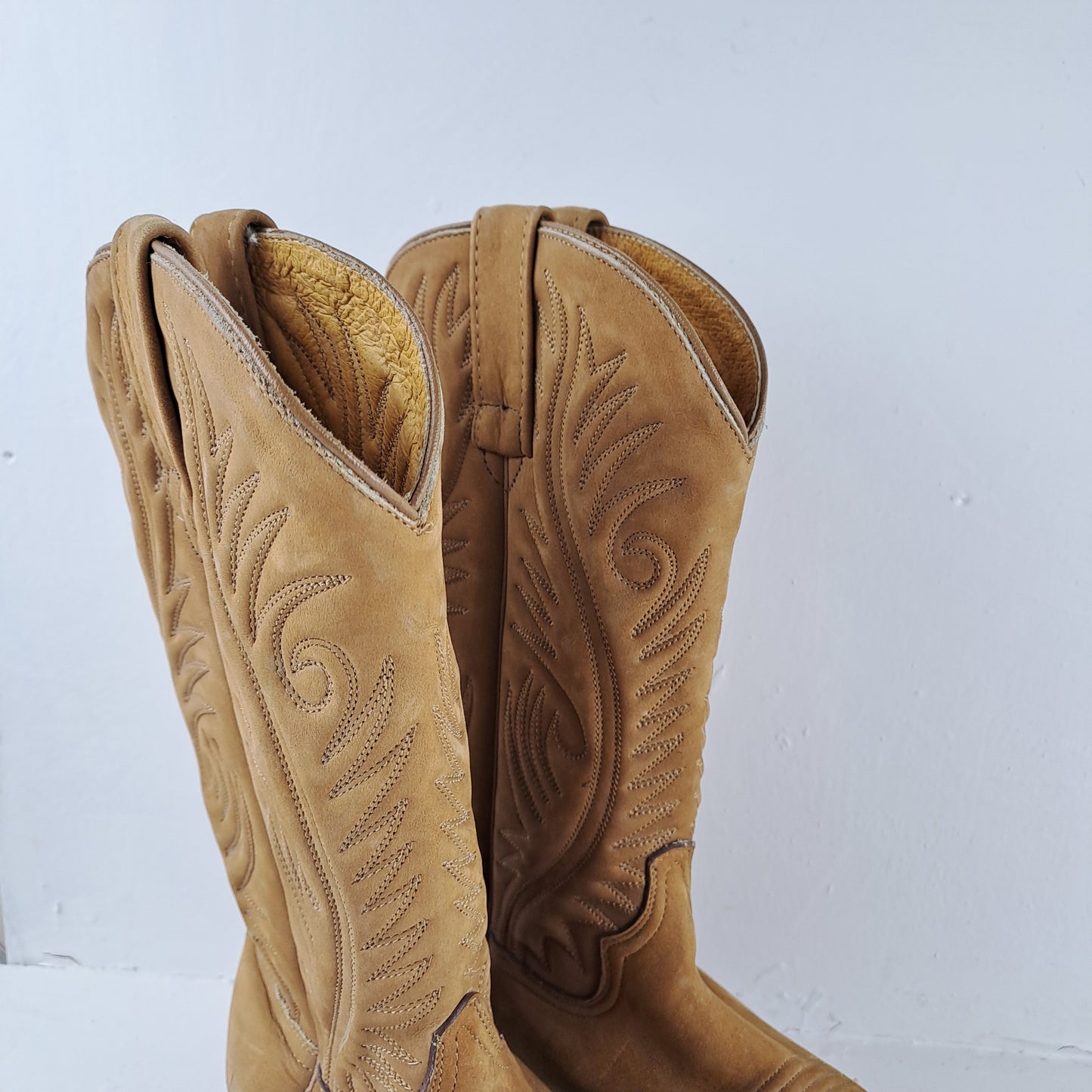 Dr.Adams Womens Cowgirl / Cowboy Brown Boots Size 38