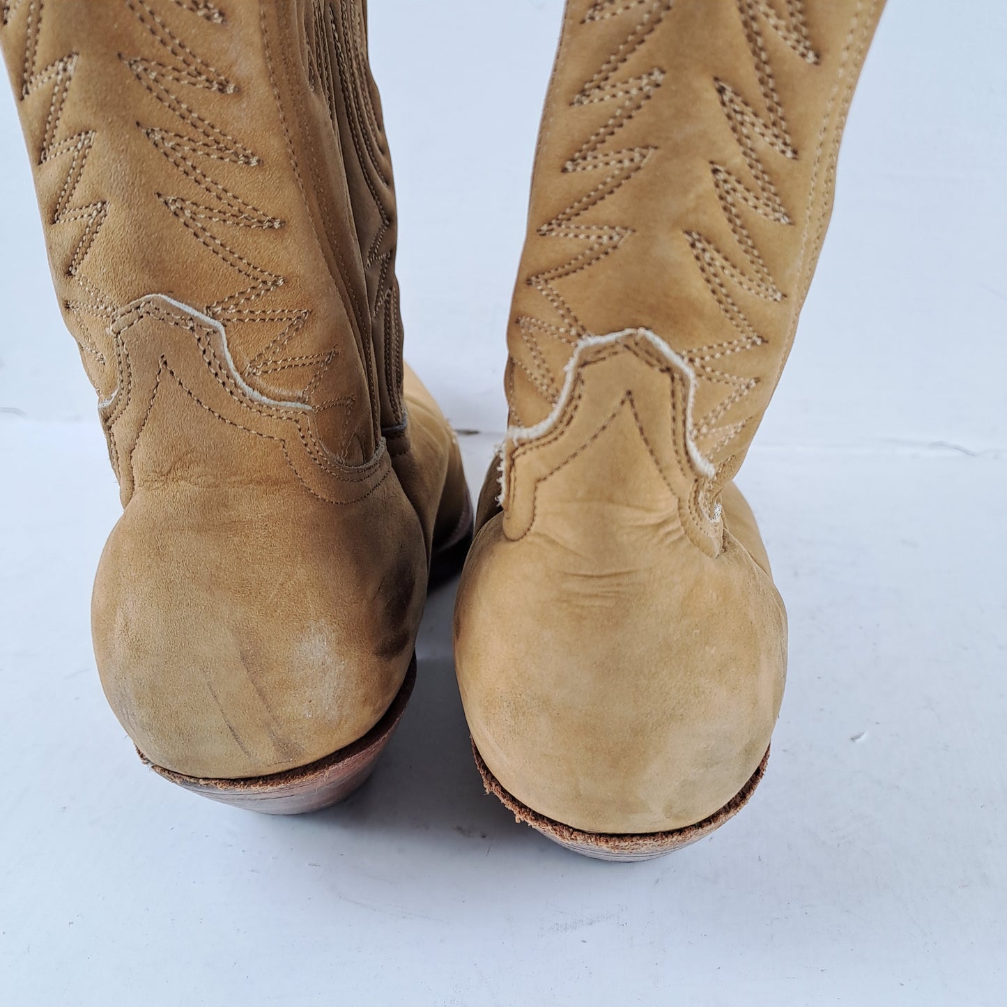 Dr.Adams Womens Cowgirl / Cowboy Brown Boots Size 38
