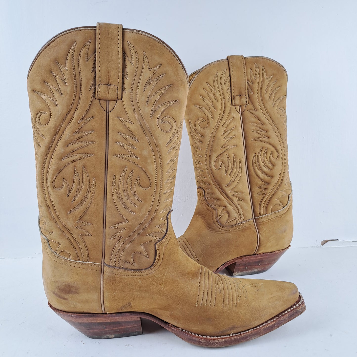 Dr.Adams Womens Cowgirl / Cowboy Brown Boots Size 38