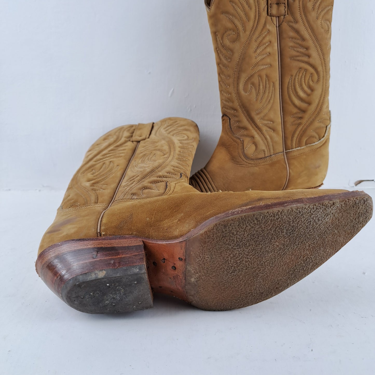 Dr.Adams Womens Cowgirl / Cowboy Brown Boots Size 38