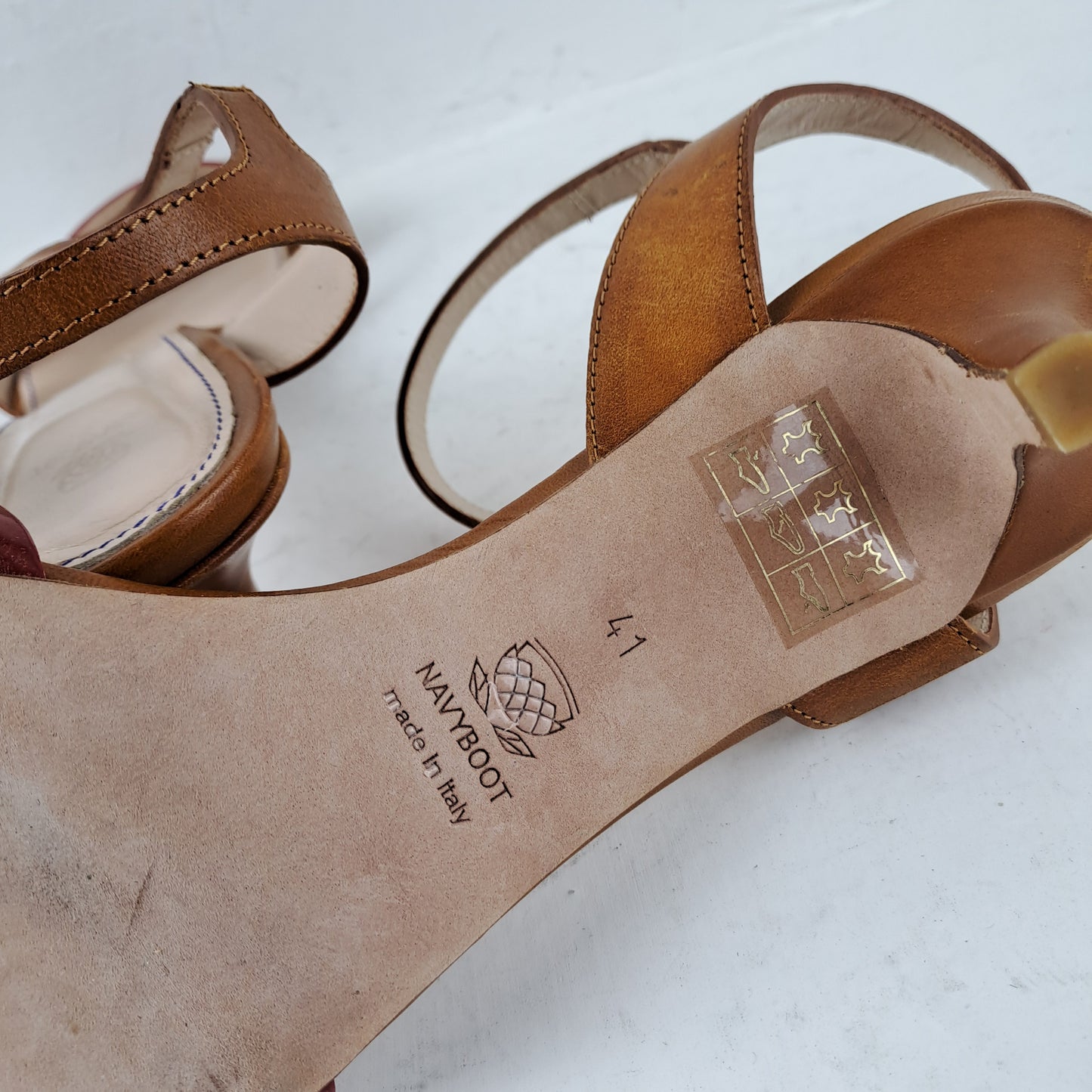 NAVYBOOT Naiste Nahast Pruunid Kingad Suurus 41