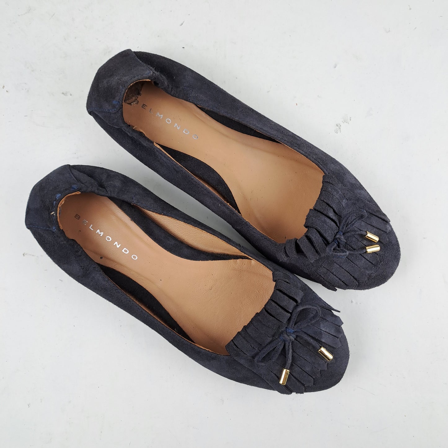 Belmondo Womens Leather Grey Summer Shoes Size 38