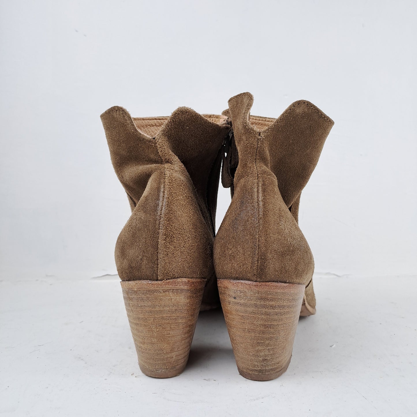 HISTORY 541 Womens Brown Leather Boots Size 38