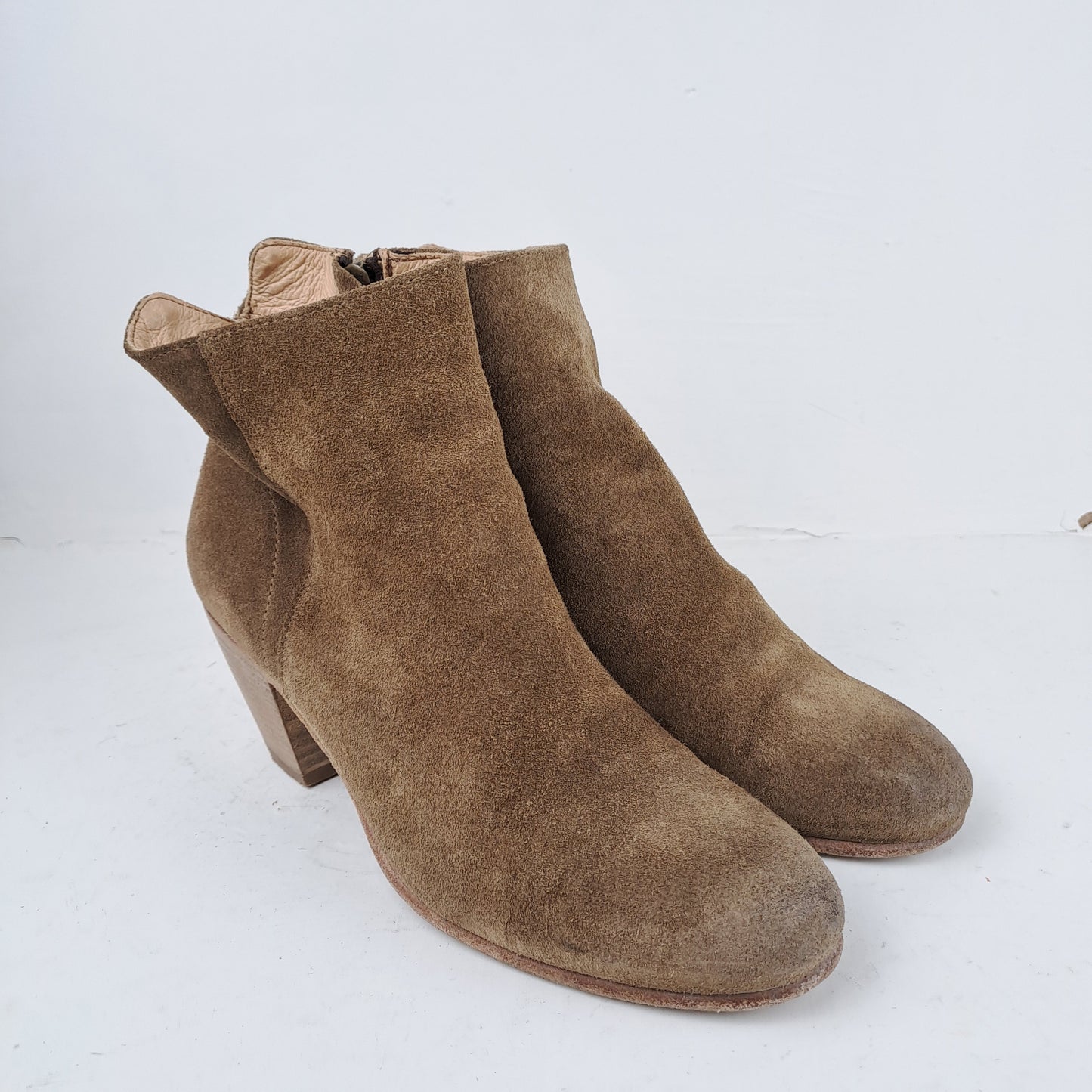 HISTORY 541 Womens Brown Leather Boots Size 38