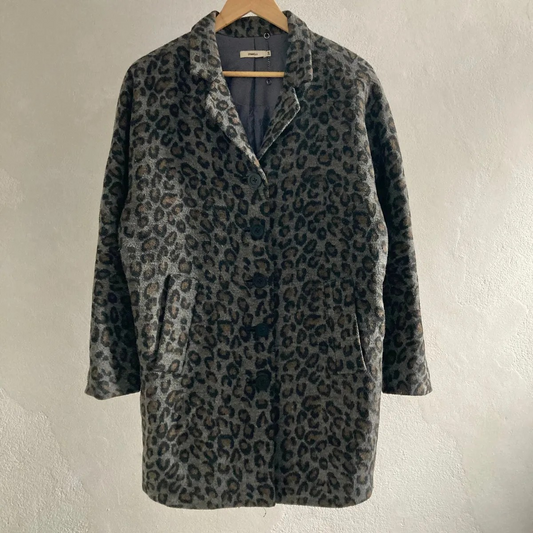 Dranella Womens Leopard Coat Size 34