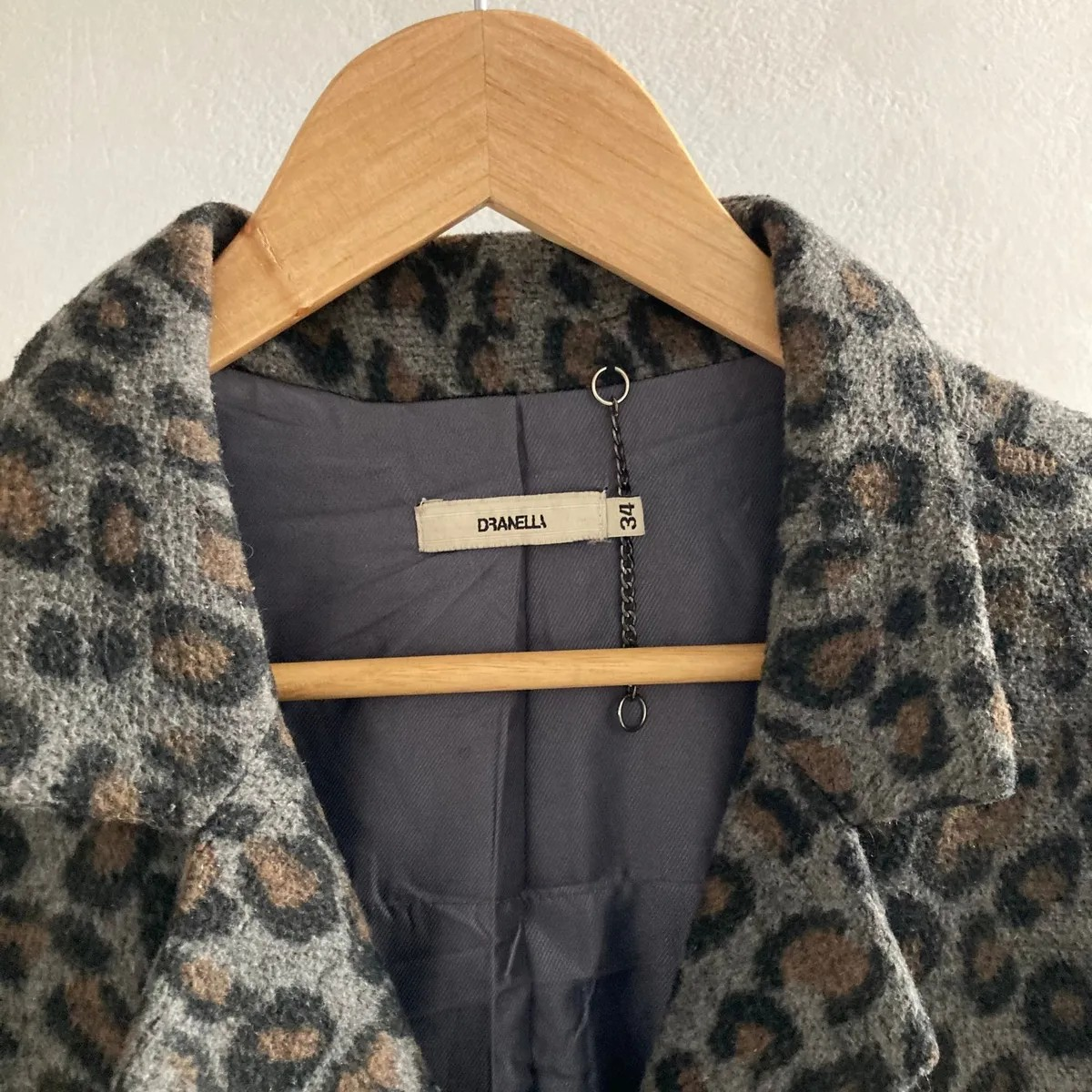 Dranella Womens Leopard Coat Size 34