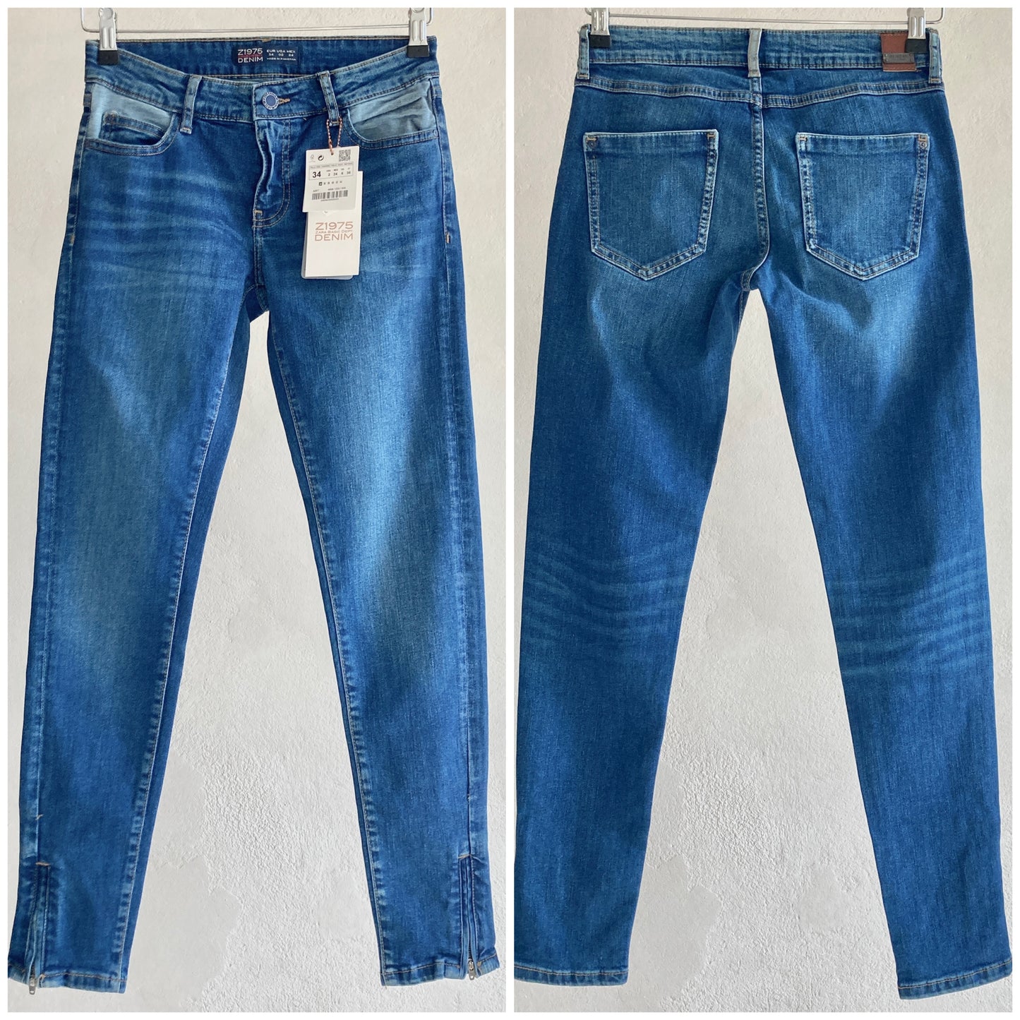 Zara Naiste Kitsad Teksad Suurus 34