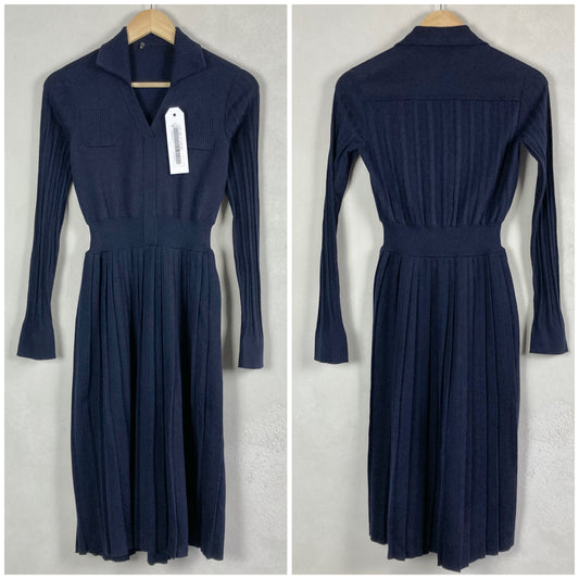 Loro Piana Womesn Knitted Cashmere Dress Size 32