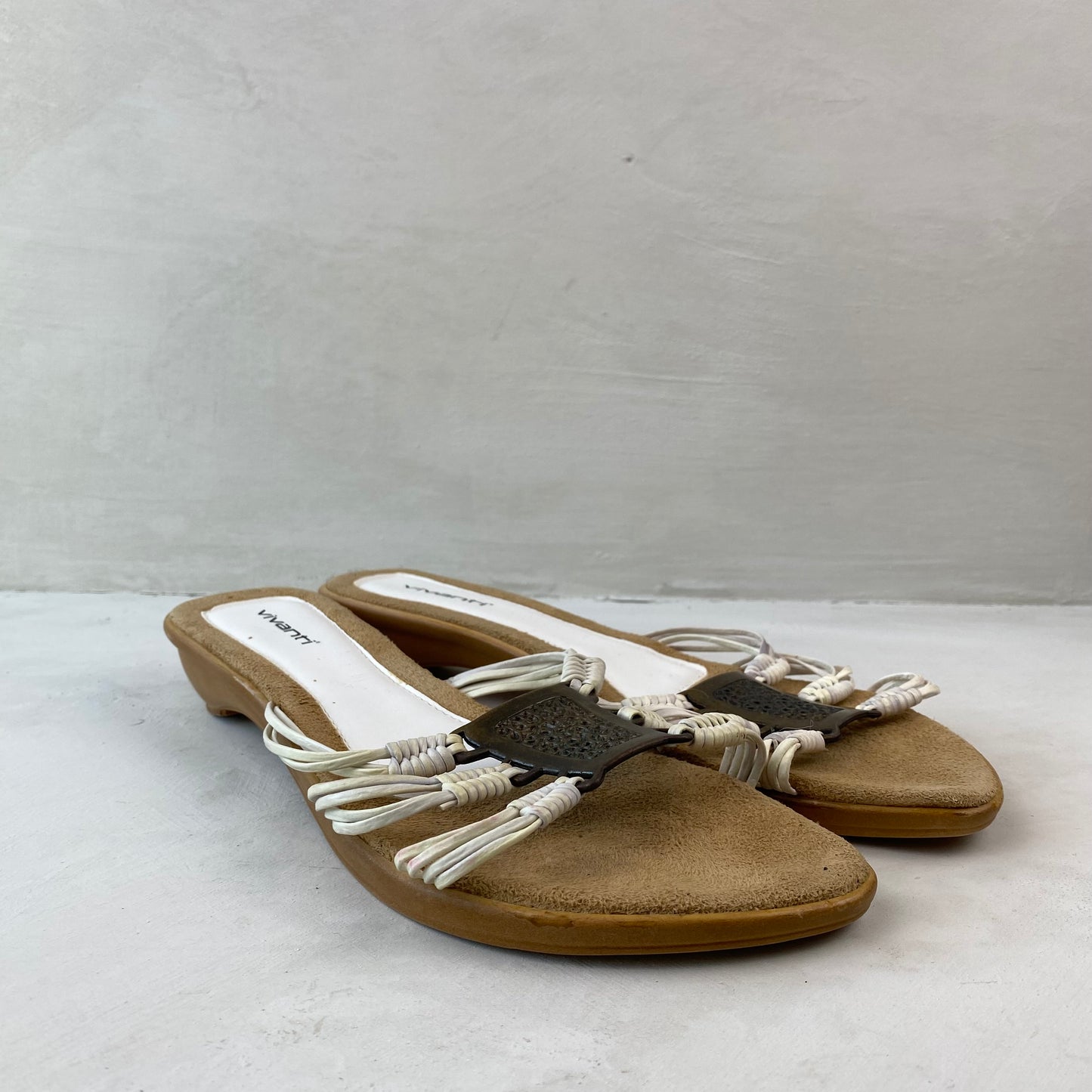 Vivanti Ladies White Sandals Size 41