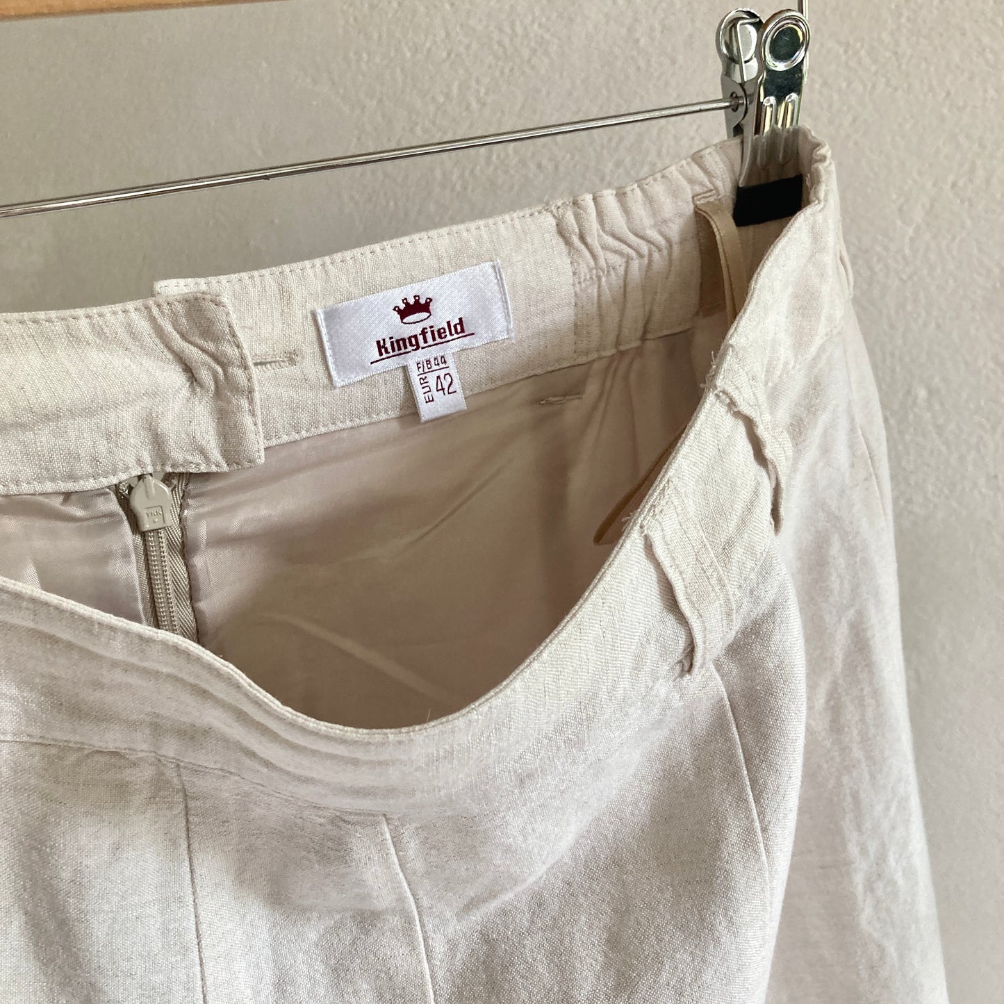 Kingfield Womens Linen Skirt Size 42