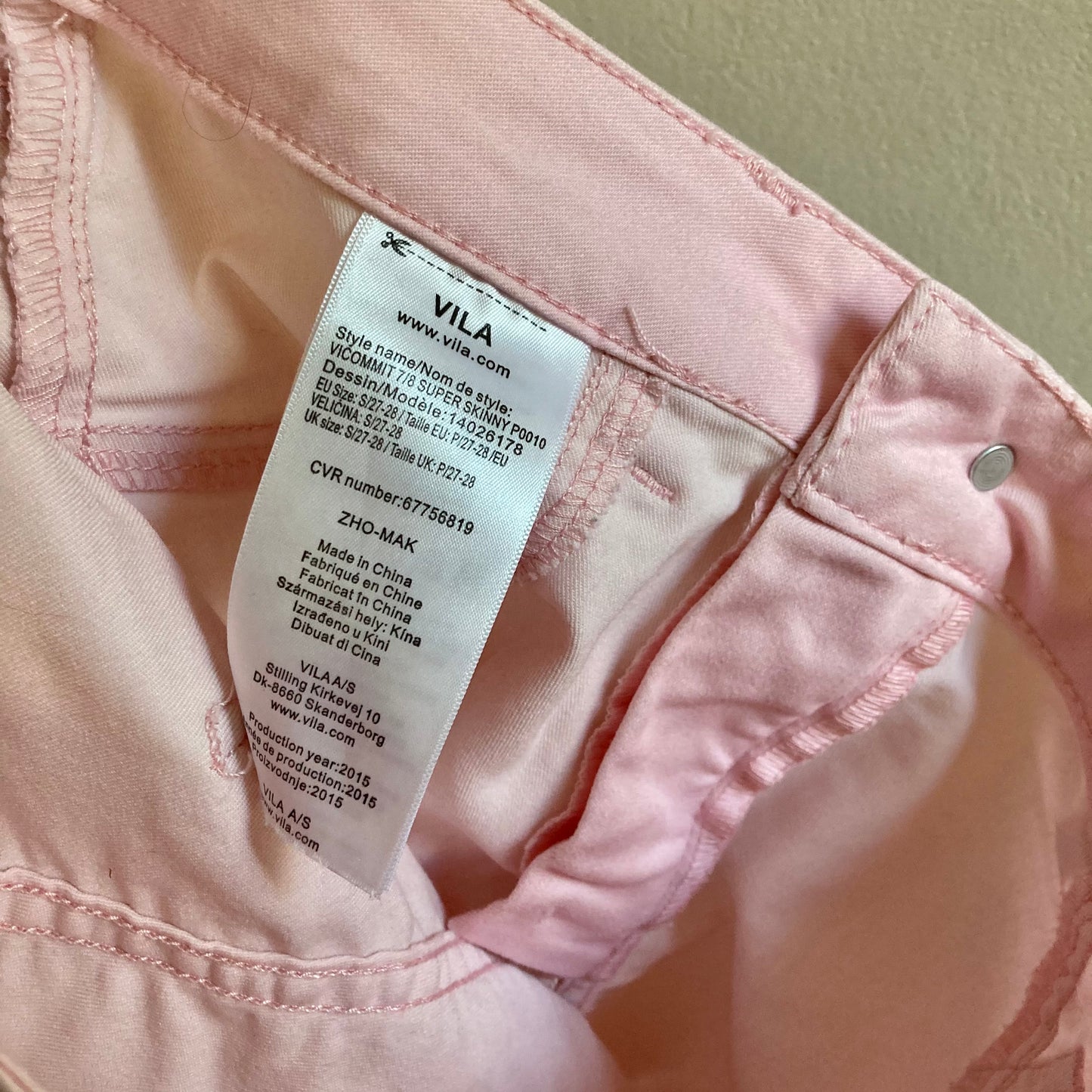 Vila Womens Skinny Jeans Size 38