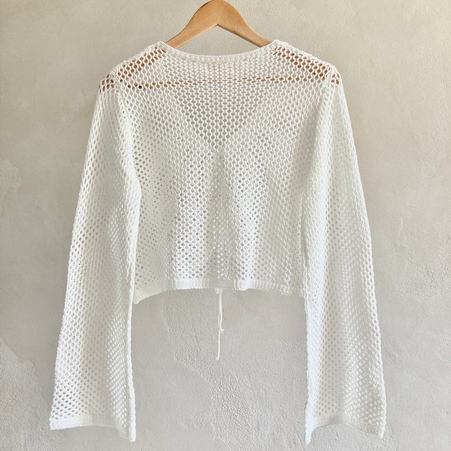 Womens Open Knit Top Size S