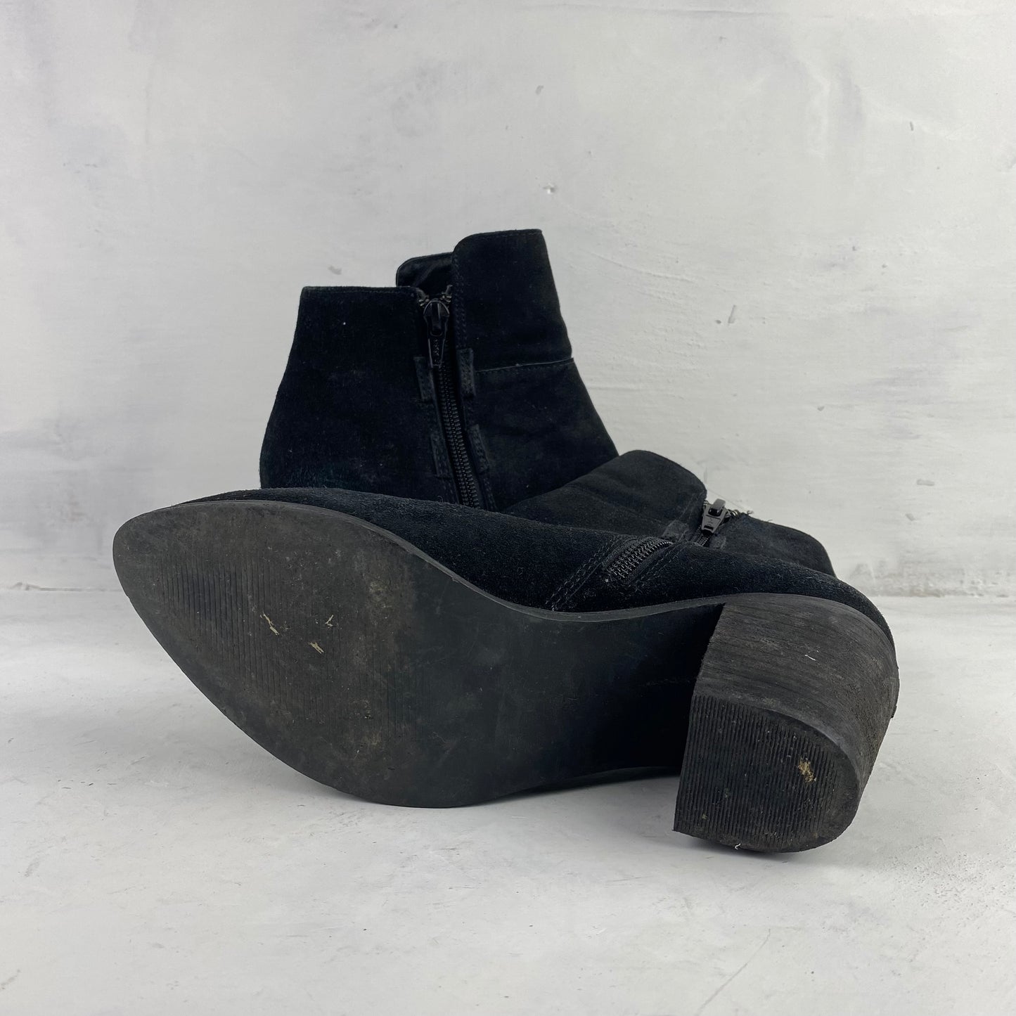 Bianco Ladies Black Ankle Boots Size 37