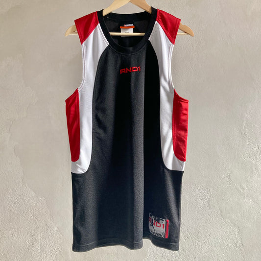 AND1 Y2K Mens Basketball Jersey Size S