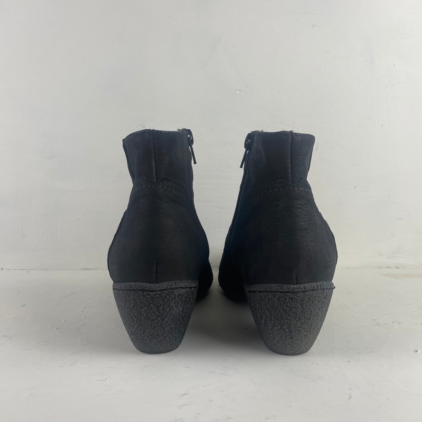 Softwalk Ladies Black Ankle Boots Size 38