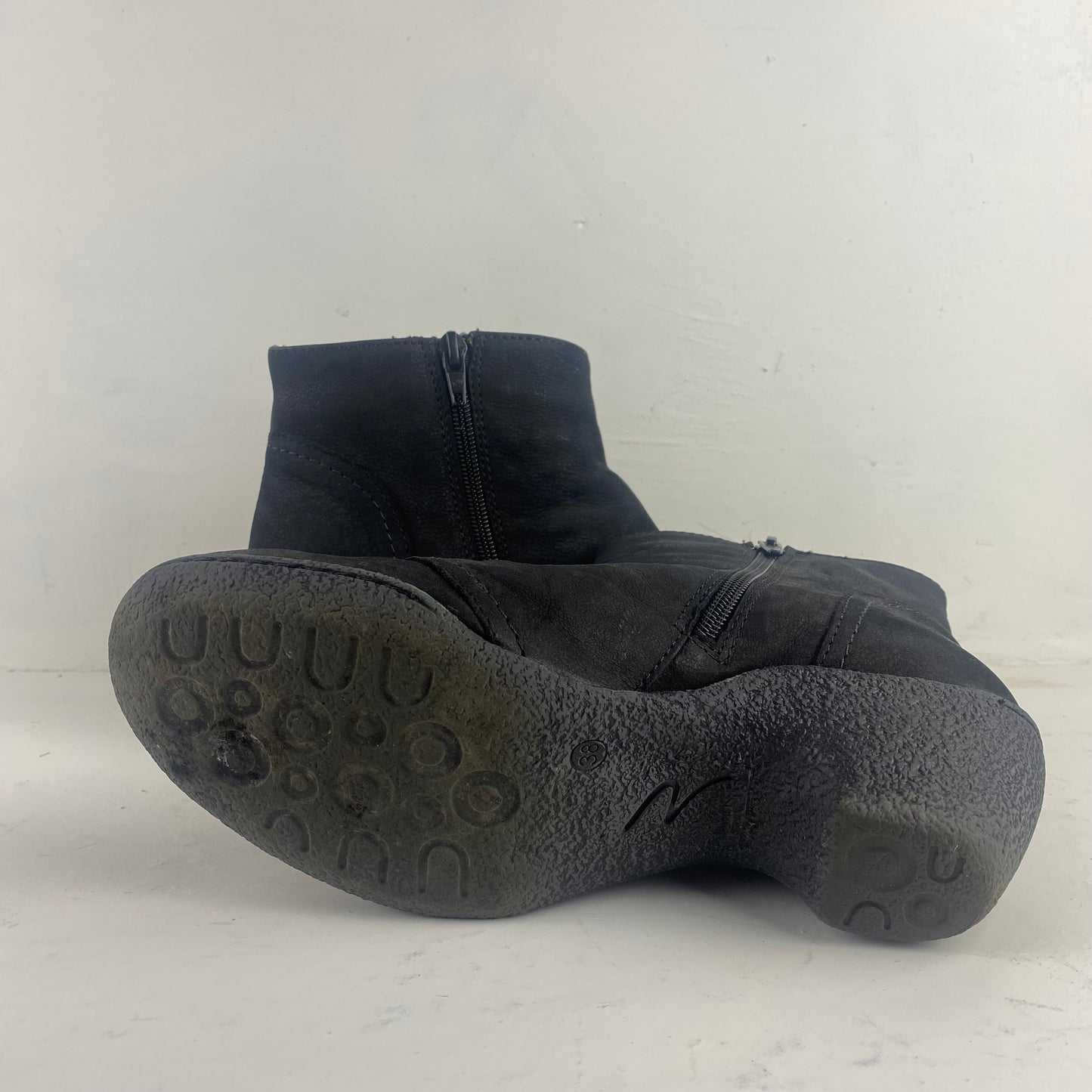 Softwalk Ladies Black Ankle Boots Size 38