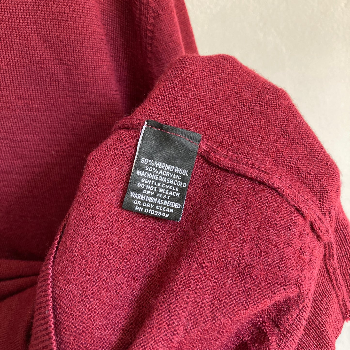 Meeste Meriinovillaga Džemper Suurus L