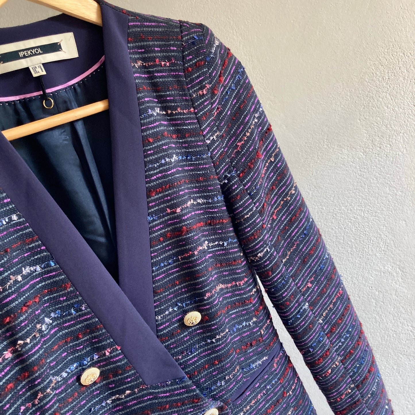 Womens Boucle Blazer Size 36