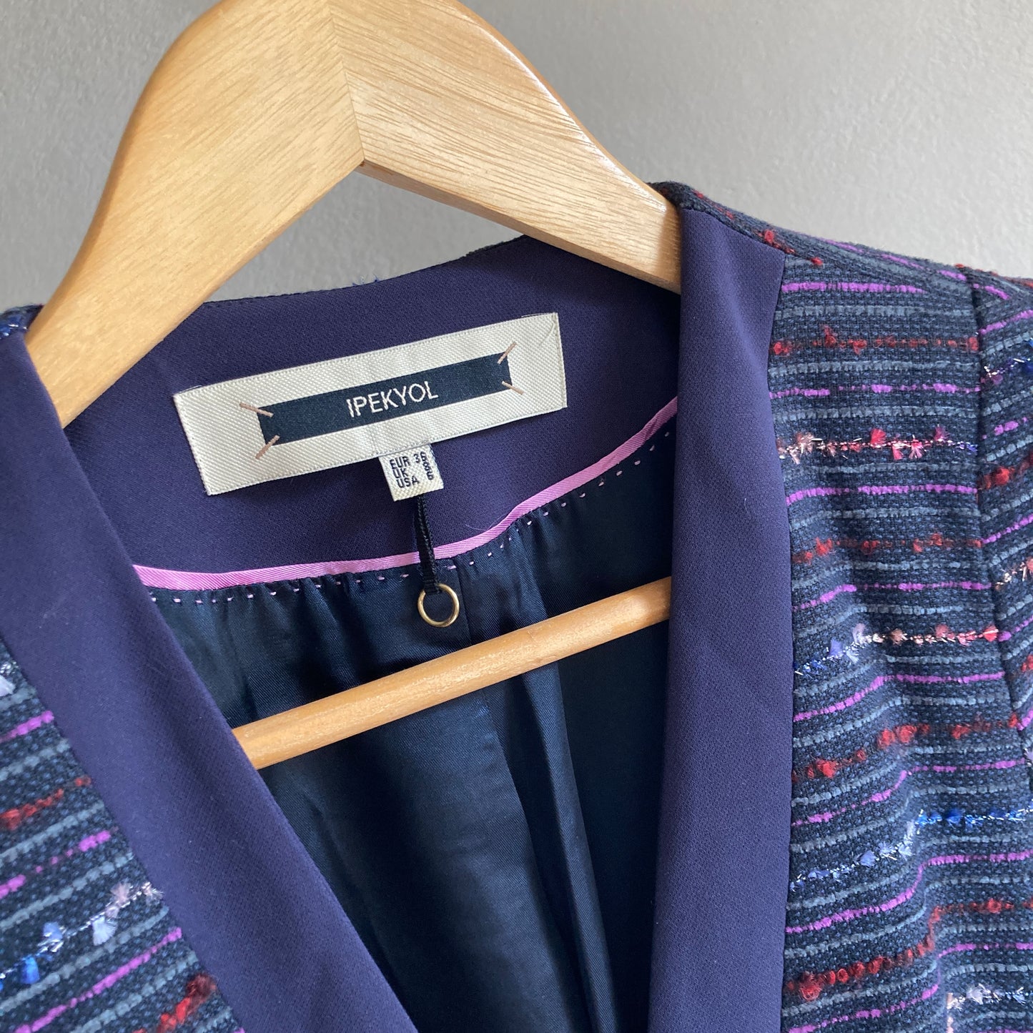 Womens Boucle Blazer Size 36