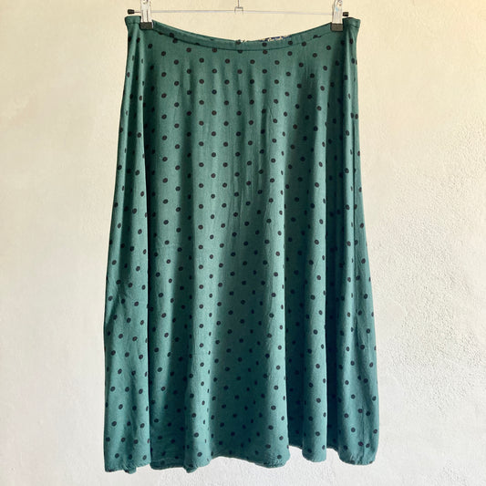 King Louie Womens Polkadot Midi Skirt Size 44