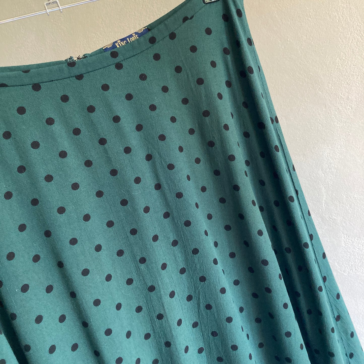 King Louie Womens Polkadot Midi Skirt Size 44