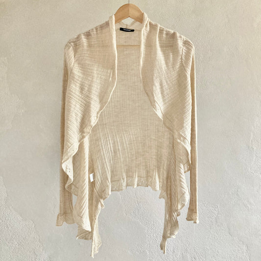 Womens Merino Wool Thin Cardigan Size S/M