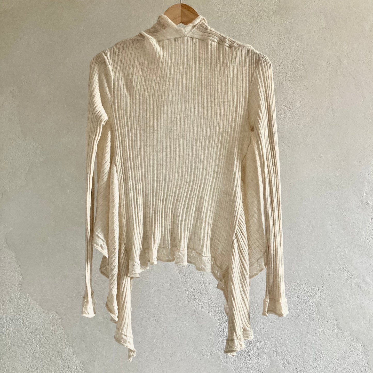 Womens Merino Wool Thin Cardigan Size S/M