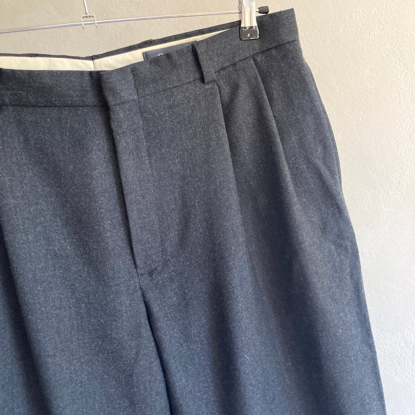 Eddie Bauer Mens Woollen Suit Trousers Size W36 L32