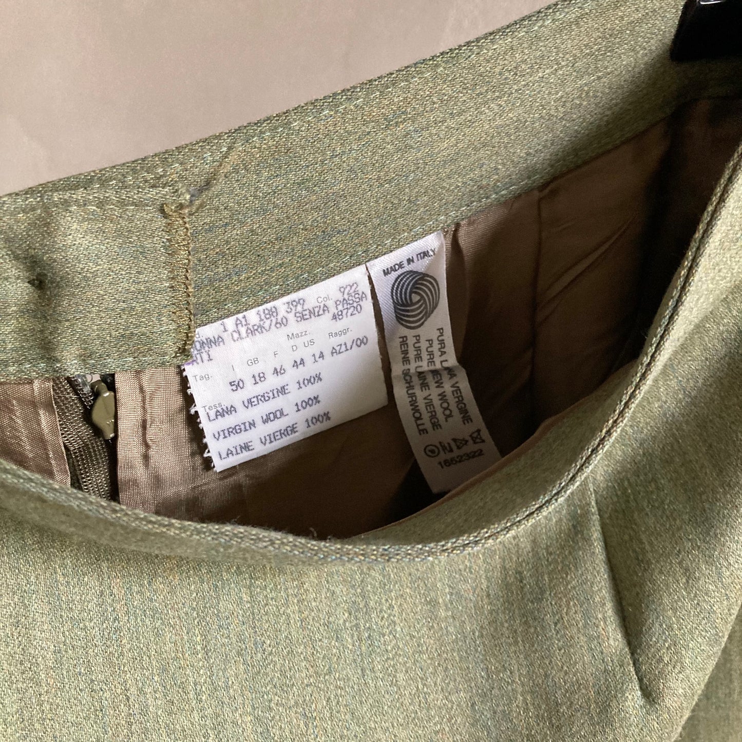 Womens Woollen Office Skirt Size 44