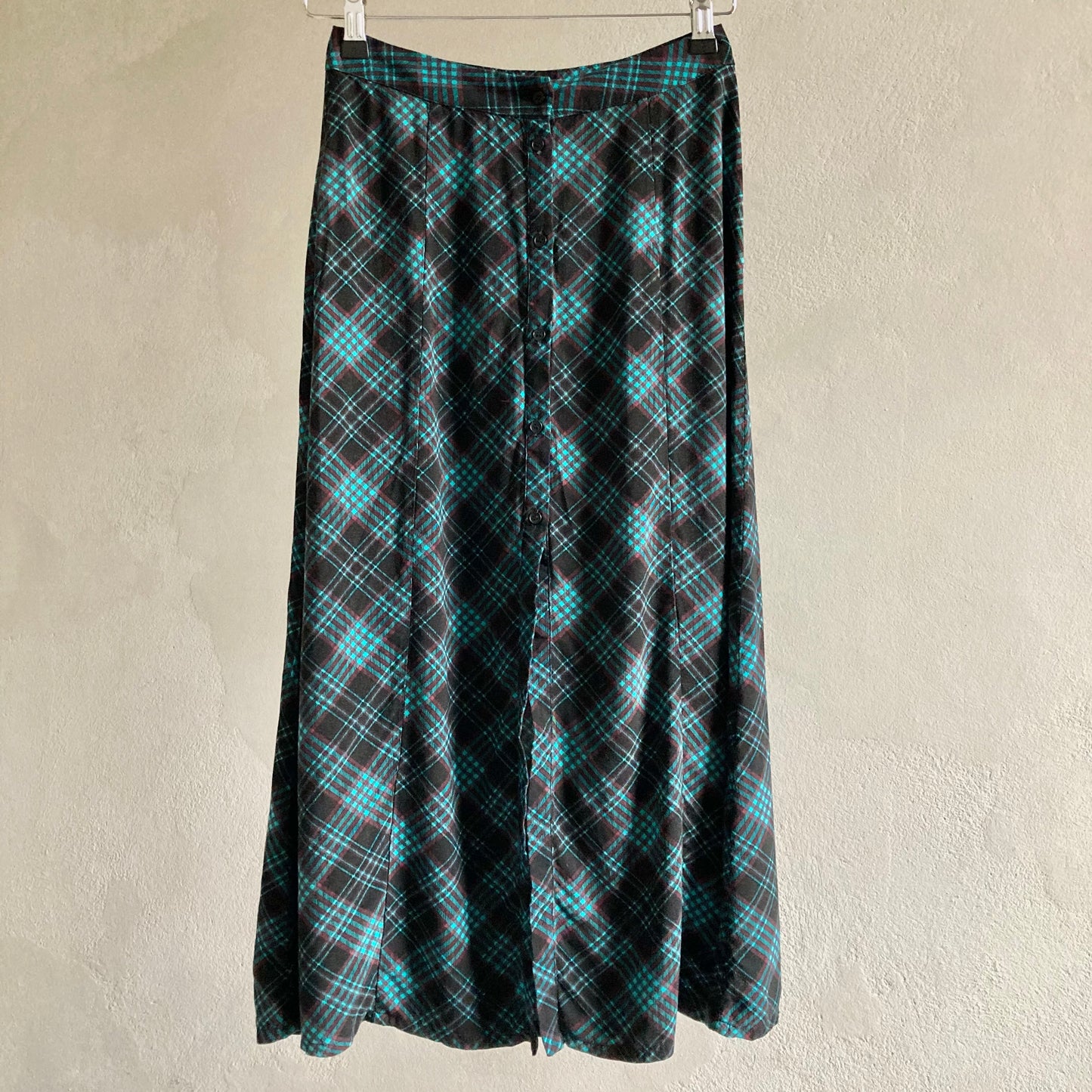 Womens Buttoned Midi Skirt Size XS