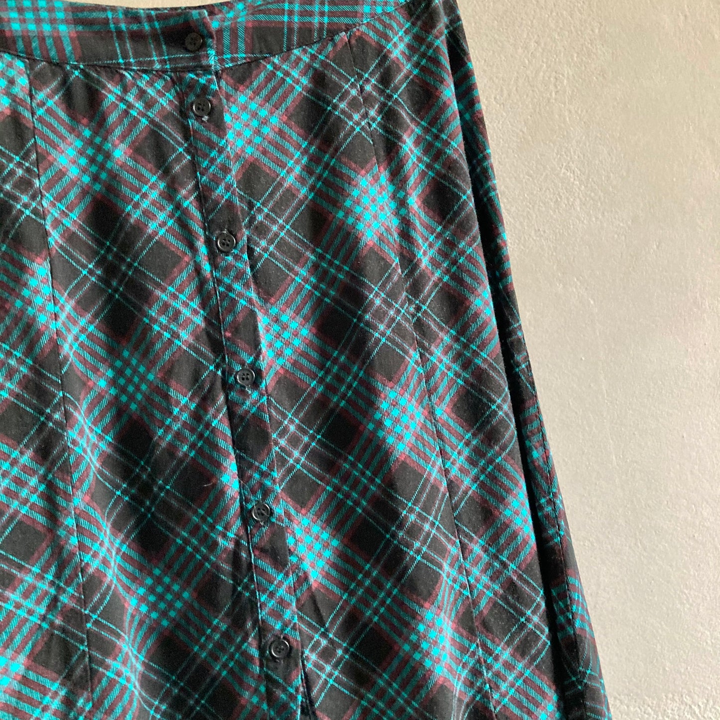 Womens Buttoned Midi Skirt Size XS