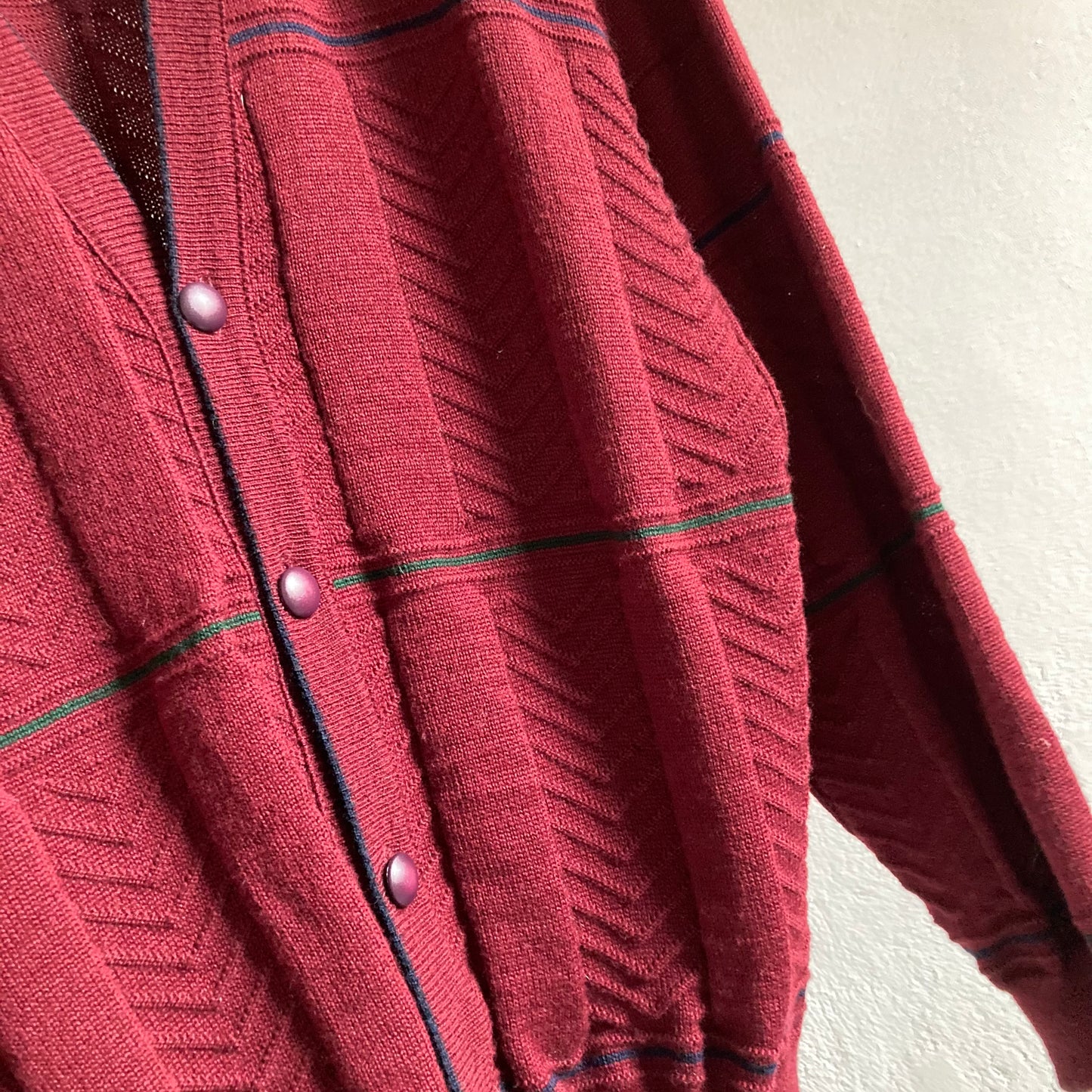 Vintage Meeste Kudum, Kardigan Suurus L