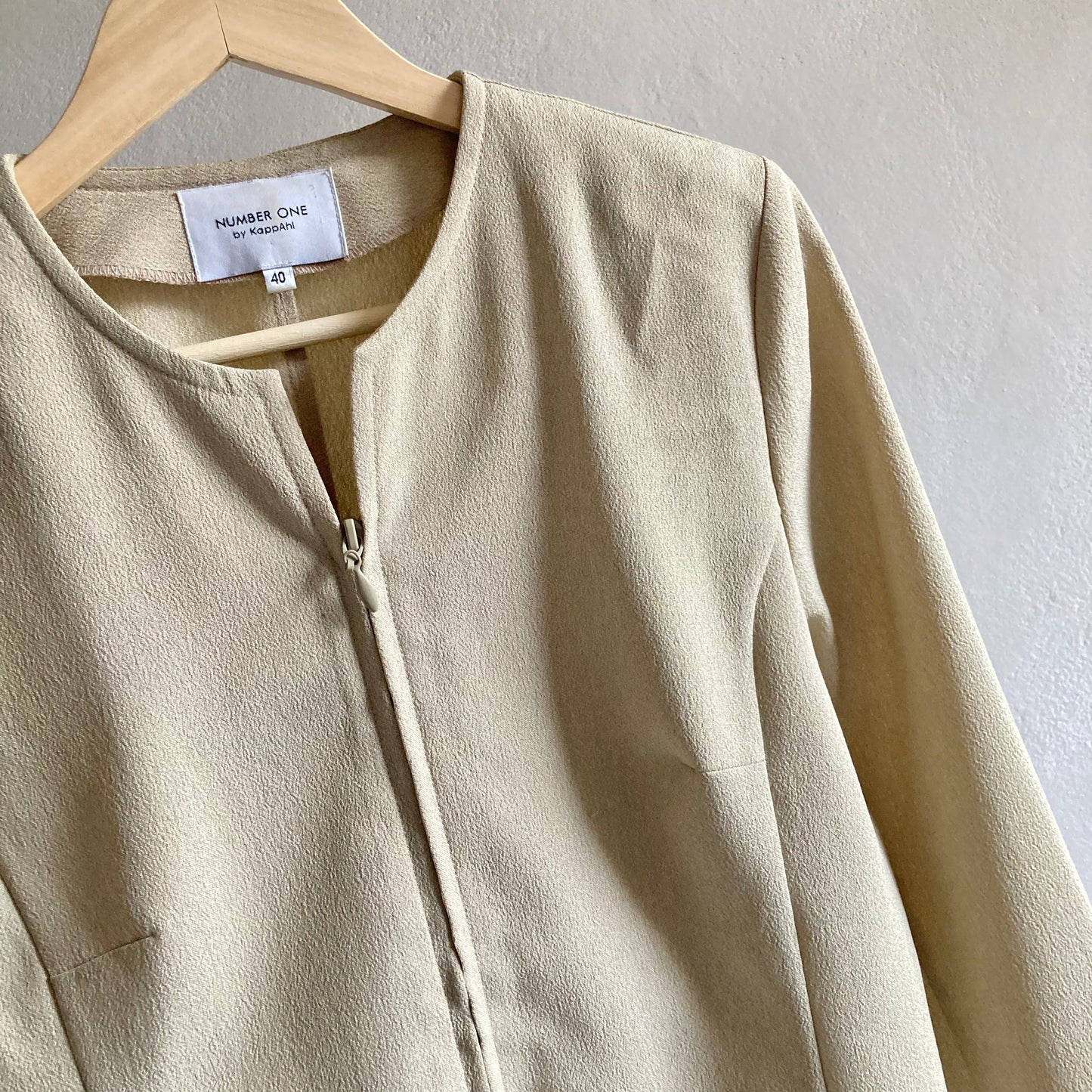 Kappahl Womens Zip Up Blazer Size 40