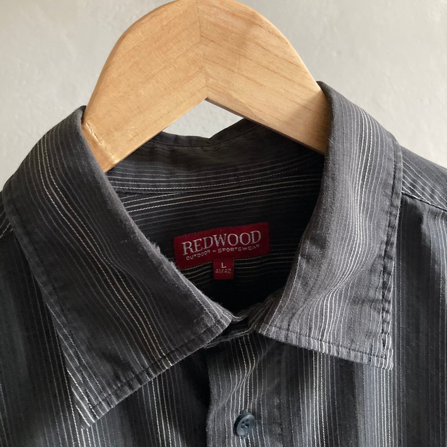 Redwood Mens Dress Shirt Size L