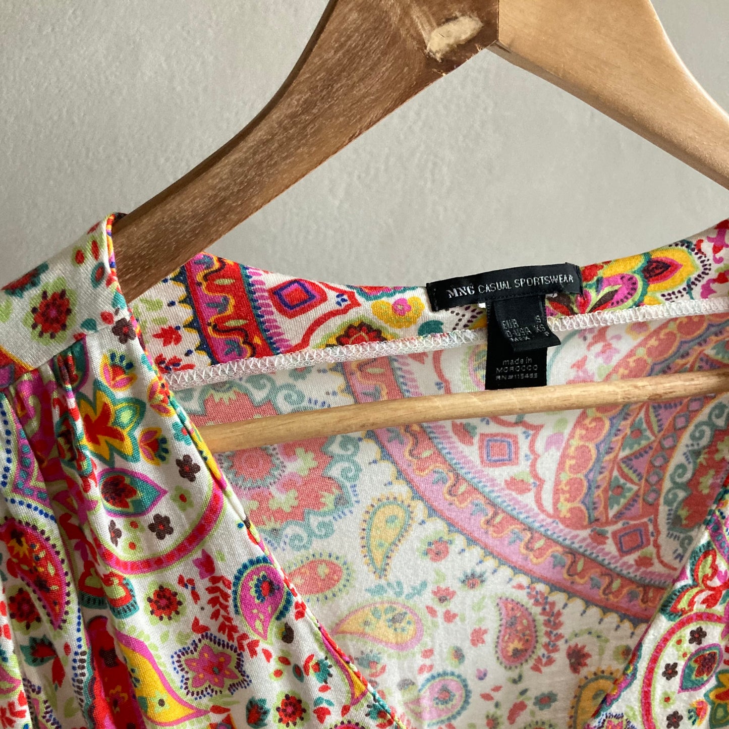 Mango Womens Floral Summer Dress Size S