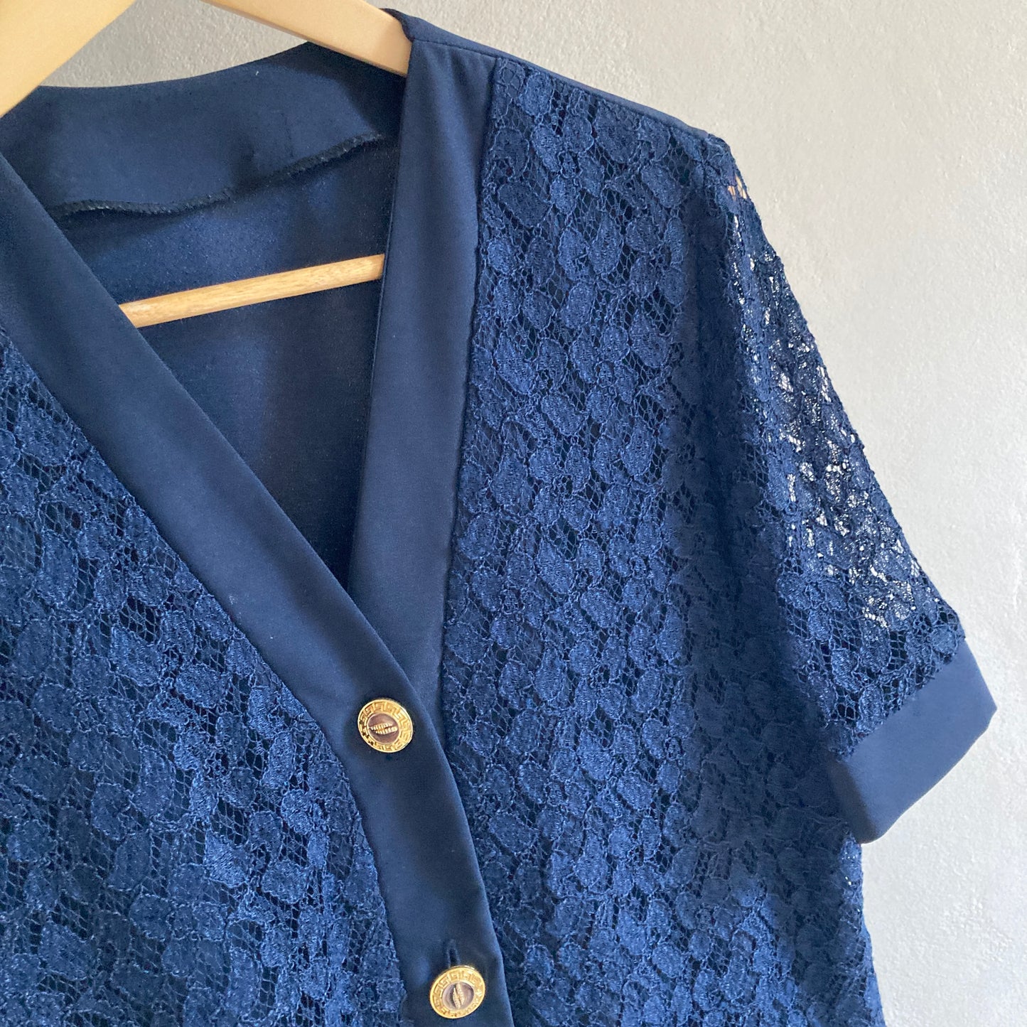 Vintage Womens Floral Blouse Size 44