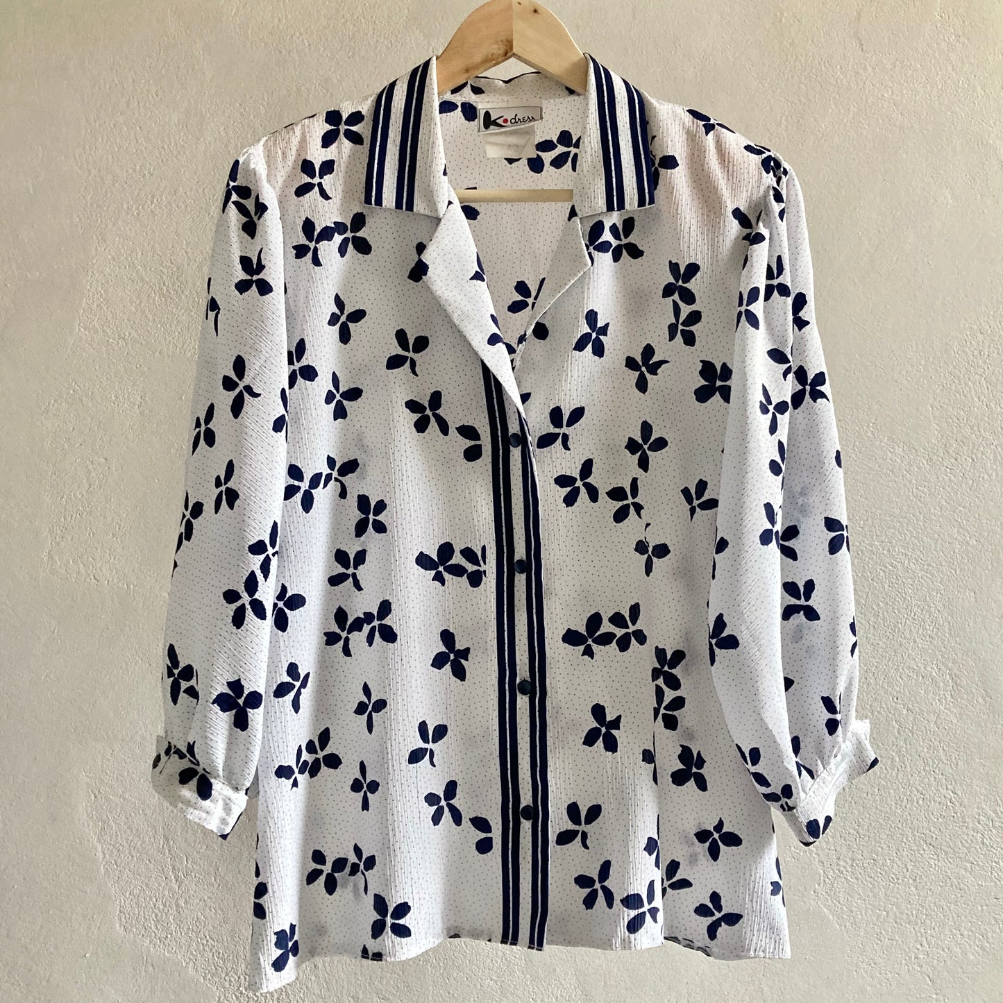 Vintage Naiste Õlakutega Pluus Suurus 42