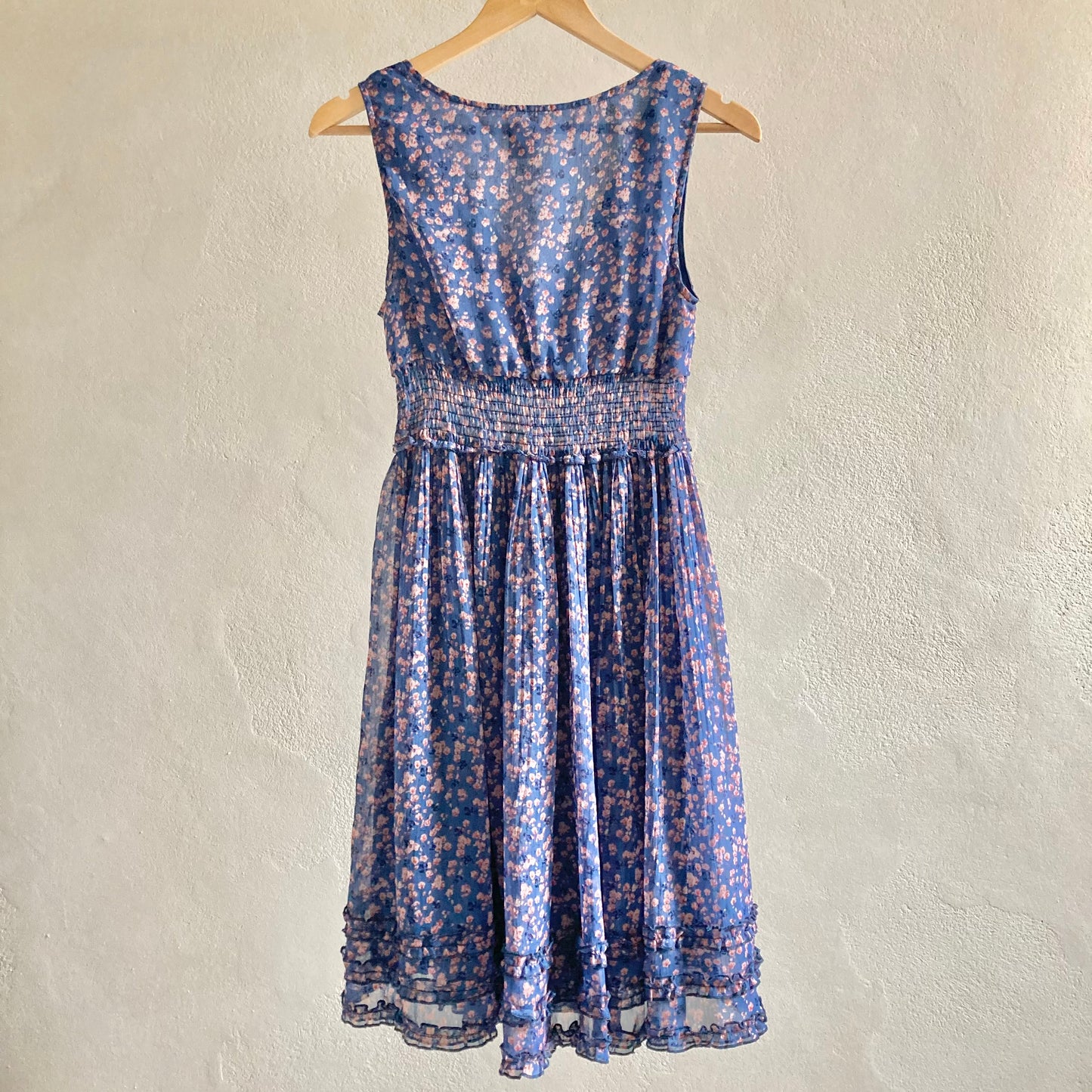 Womens Sleeveless Floral  Dress Size S