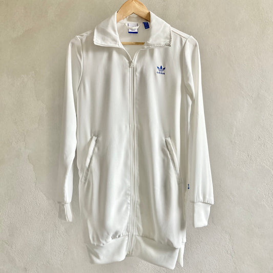 Adidas Womens Long Zip Up Sweatshirt Size S