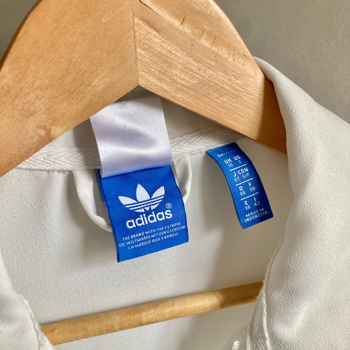 Adidas Womens Long Zip Up Sweatshirt Size S