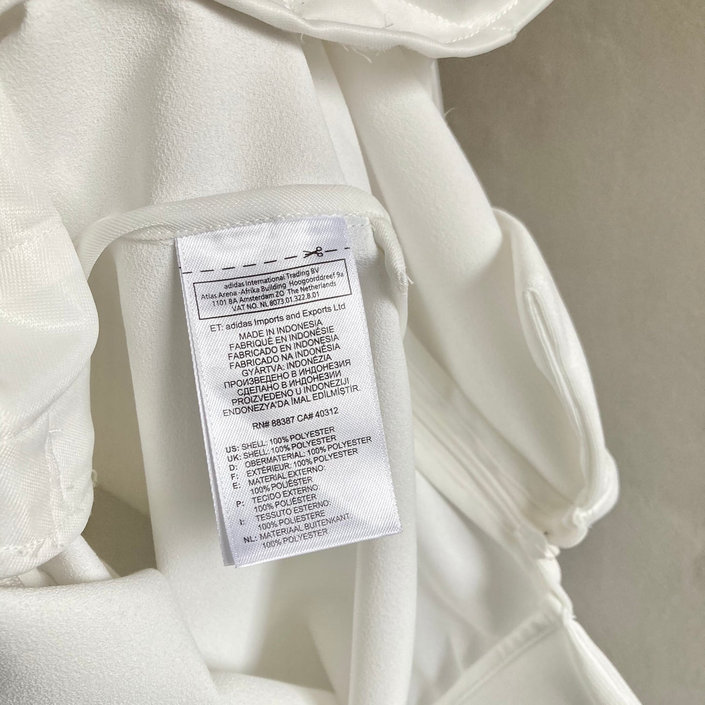 Adidas Womens Long Zip Up Sweatshirt Size S