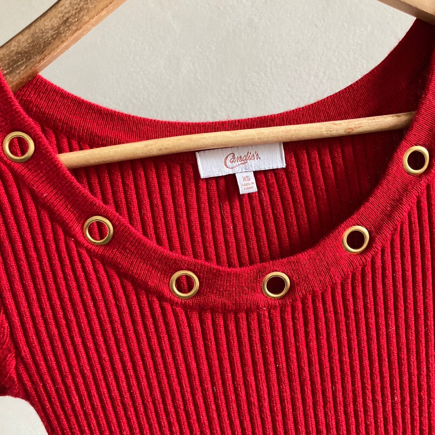 Womens Stretchy Knitted Skater Dress Size XS