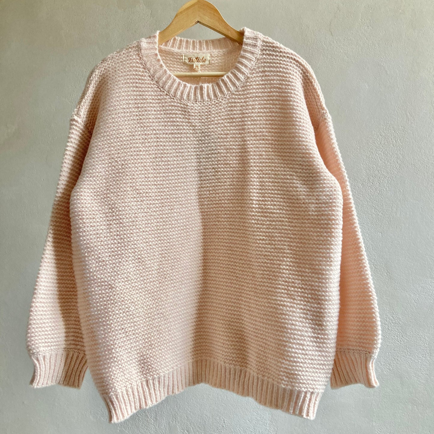 Womens Oversized Chunky Knit Jumper Size M