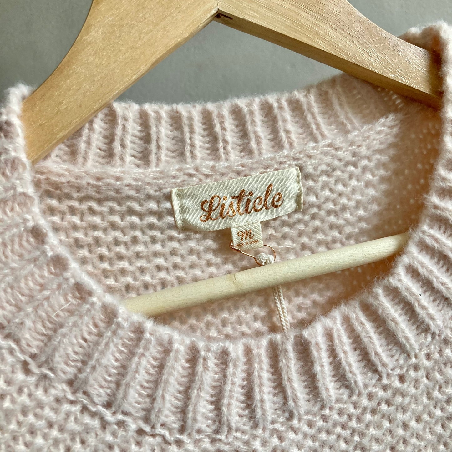 Womens Oversized Chunky Knit Jumper Size M