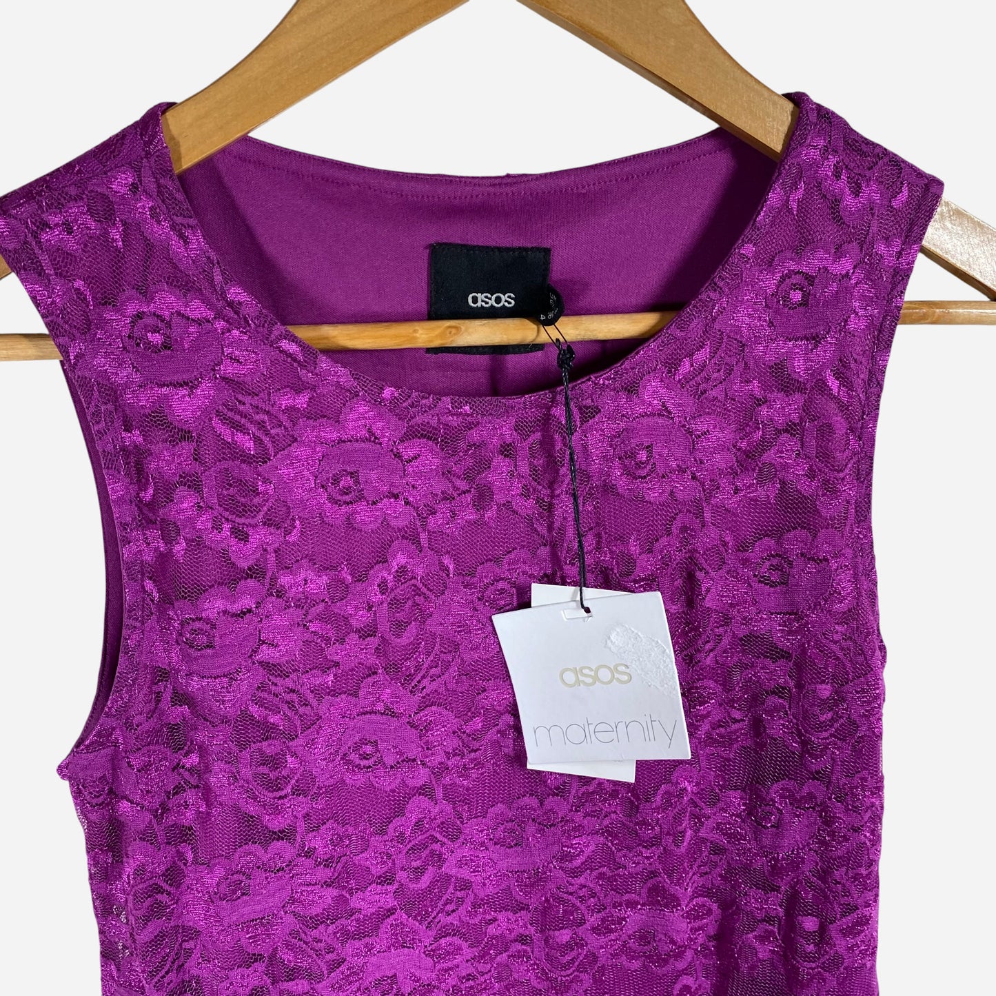 ASOS Womens Purple Maternity Dress Size 36