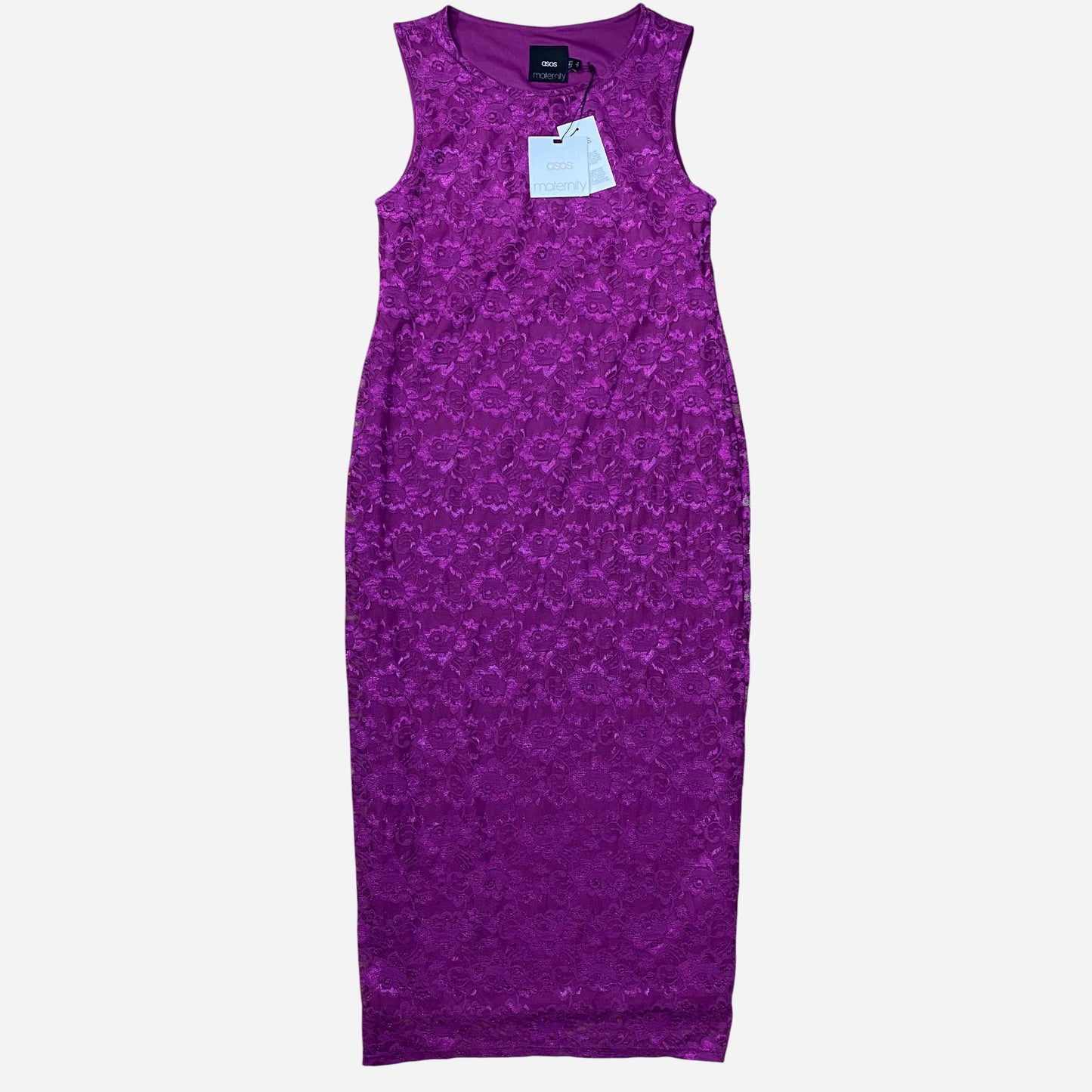 ASOS Womens Purple Maternity Dress Size 36