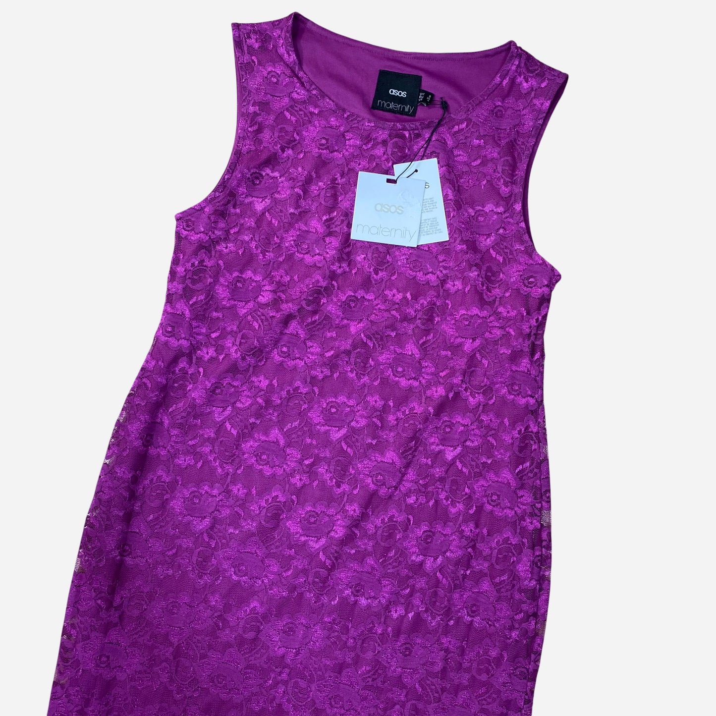 ASOS Womens Purple Maternity Dress Size 36