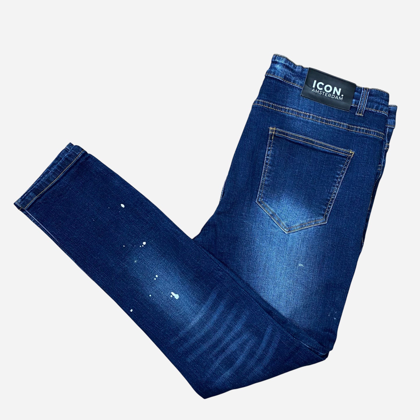 ICON Amsterdam Naiste Sinised Teksad Suurus W36 / 48