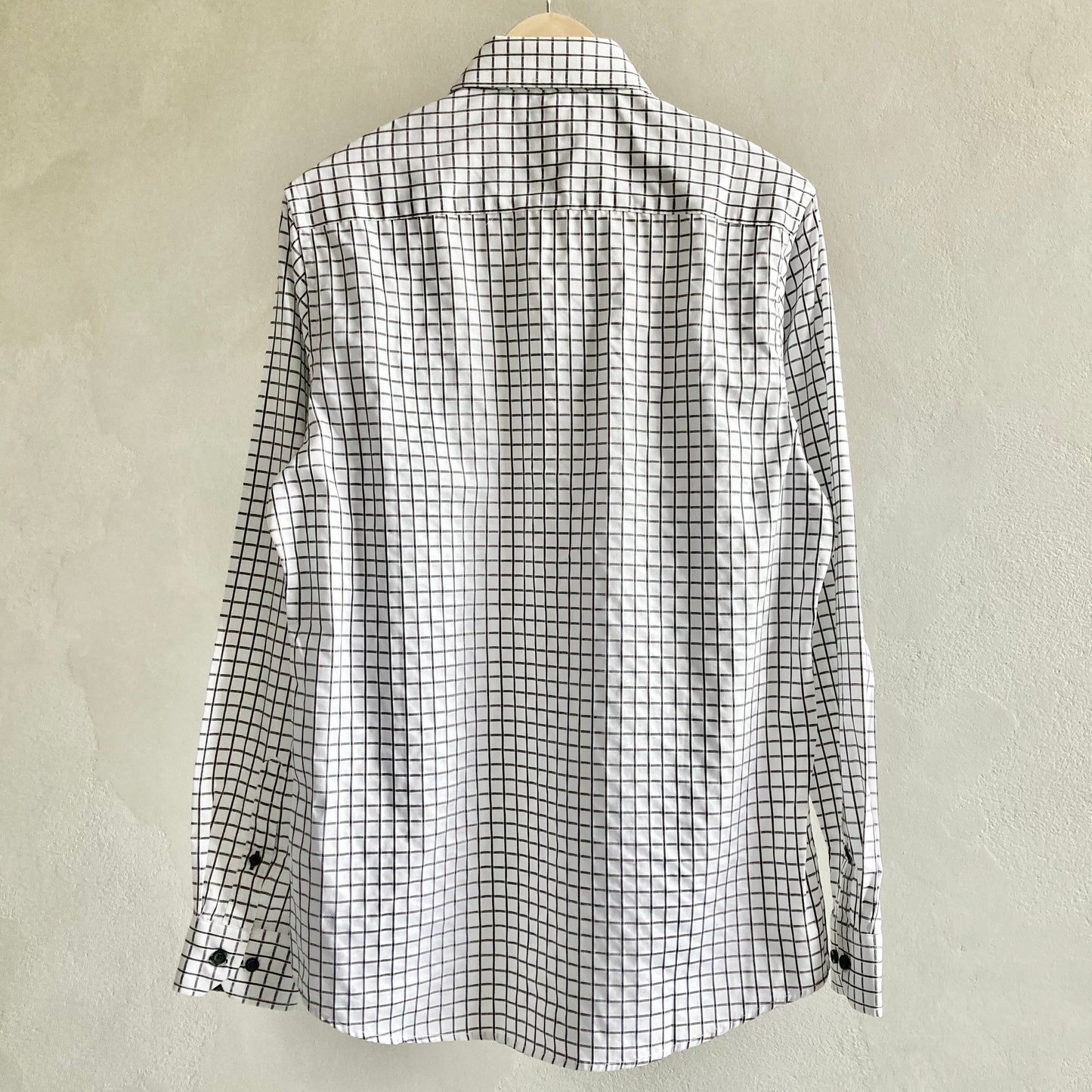 Dressmann Mens Check Shirt Size M