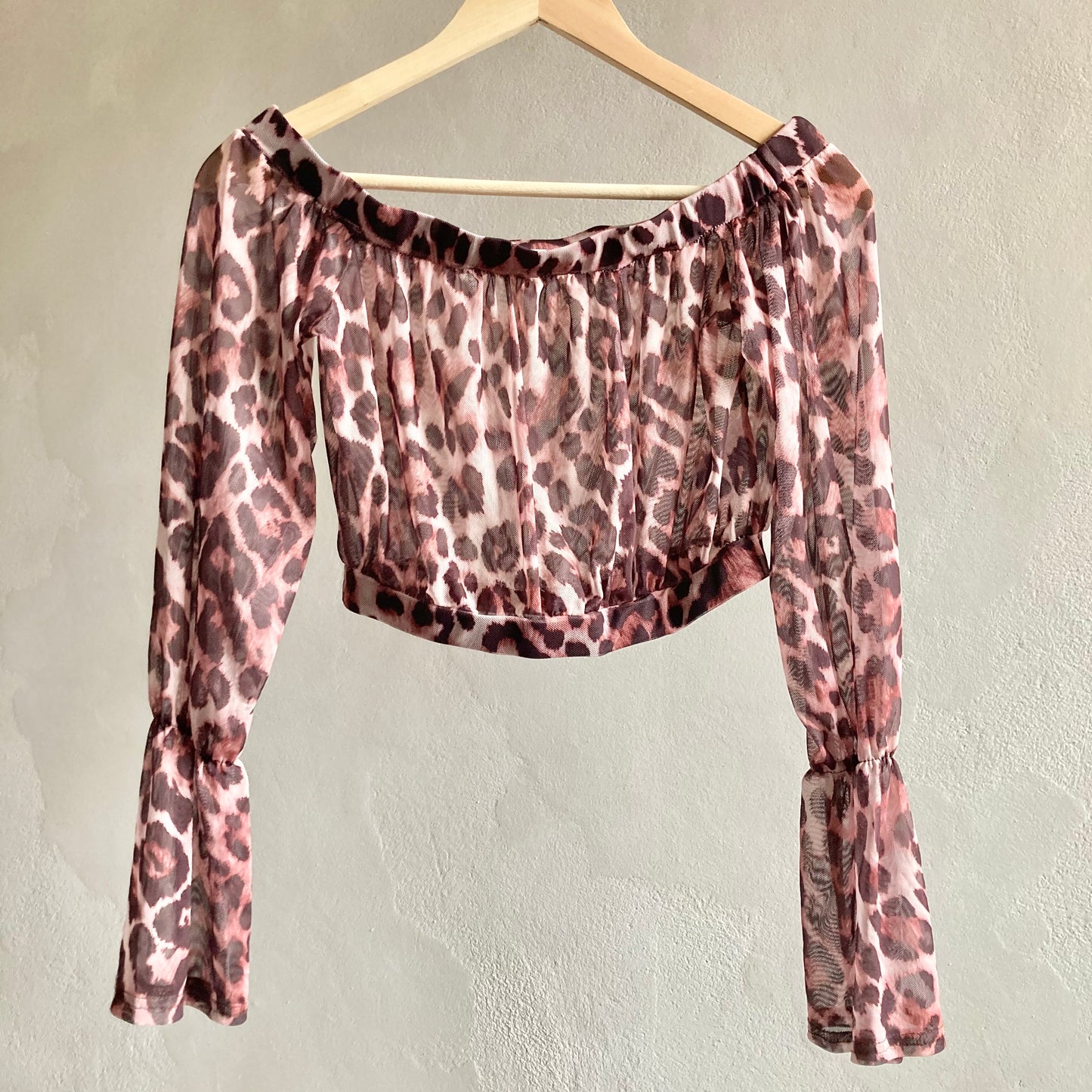 Nelly Trend Womens Sheer Crop Top Size S